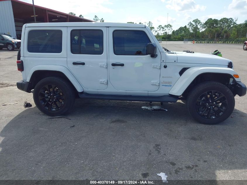 2021 Jeep Wrangler 4Xe Unlimited Sahara 4X4 VIN: 1C4JJXP69MW770236 Lot: 40370149