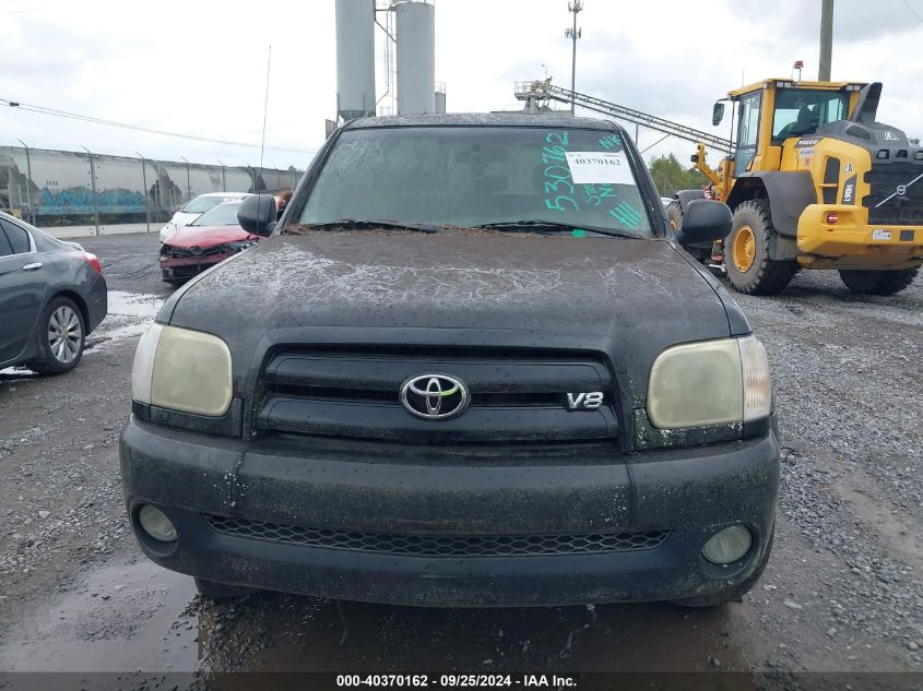 2006 Toyota Tundra Limited V8 VIN: 5TBDT48186S530762 Lot: 40370162