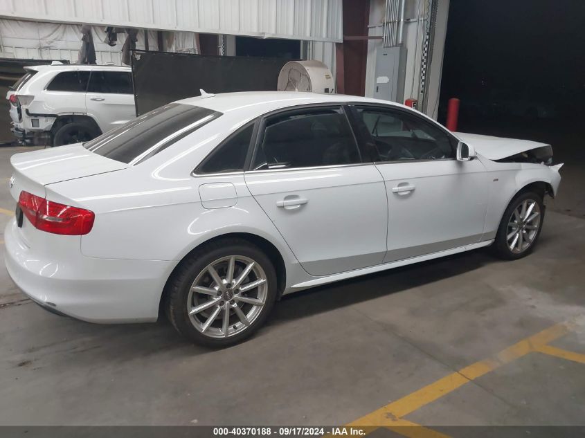 2015 Audi A4 Premium VIN: WAUAFAFL5FN021817 Lot: 40370188