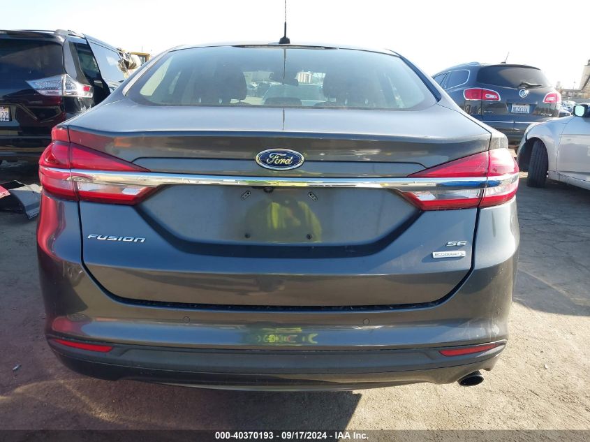 2018 Ford Fusion Se VIN: 3FA6P0HDXJR277324 Lot: 40370193