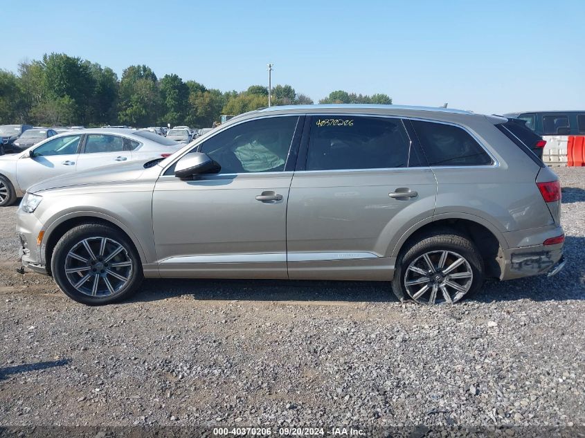 2017 Audi Q7 3.0T Premium VIN: WA1VAAF75HD023270 Lot: 40370206