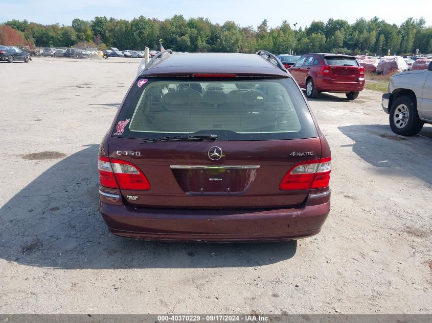 2006 Mercedes-Benz E 350 4Matic VIN: WDBUH87JX6X194980 Lot: 40370229