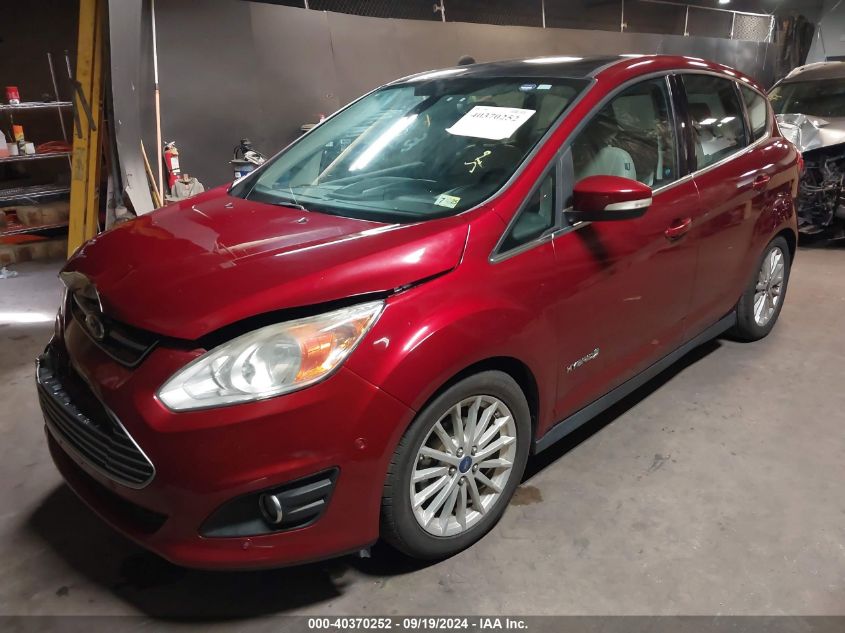 2013 Ford C-Max Hybrid Sel VIN: 1FADP5BU6DL506128 Lot: 40370252