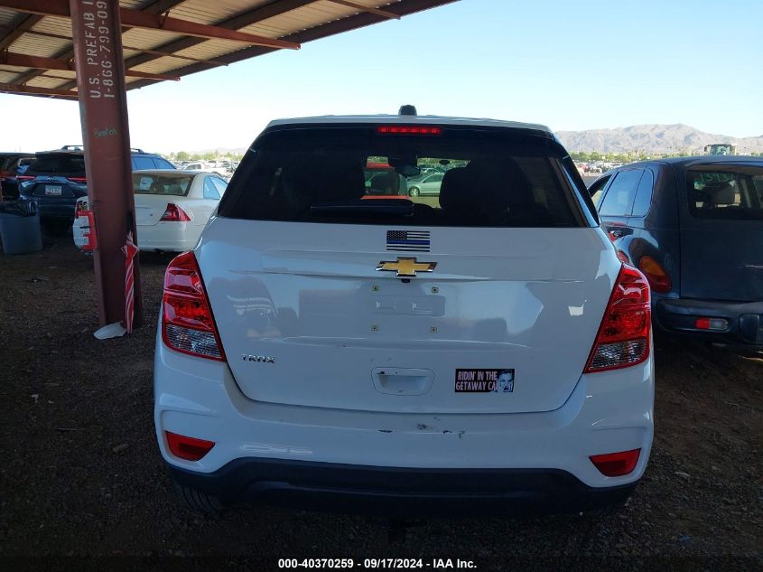 2020 Chevrolet Trax Fwd Ls VIN: 3GNCJKSB9LL137134 Lot: 40370259