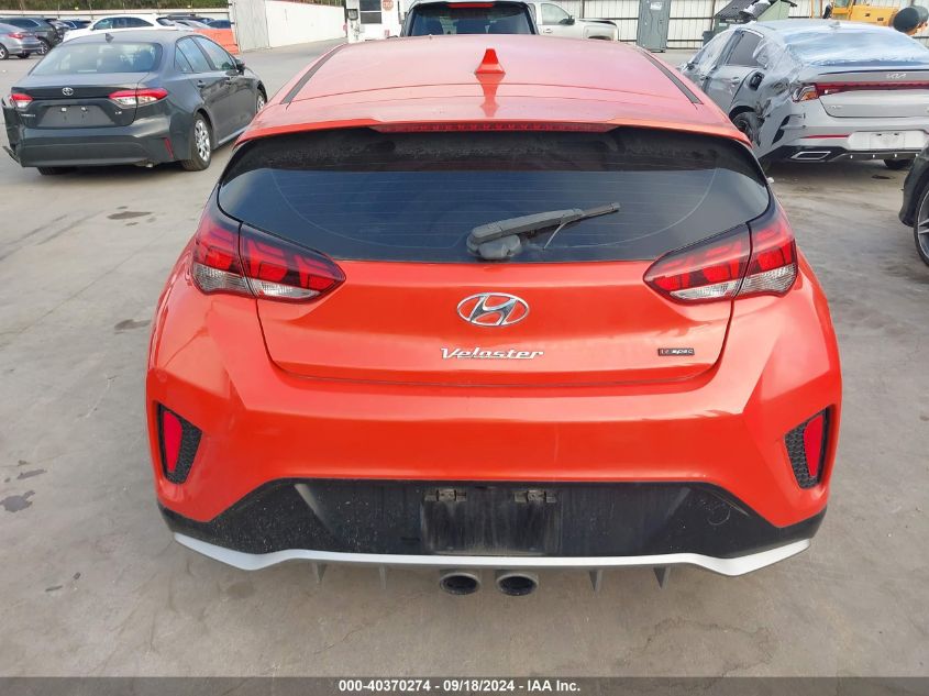 2020 Hyundai Veloster Turbo/Turbo R-Spec/Turbo Ultimate VIN: KMHTH6AB7LU031134 Lot: 40370274