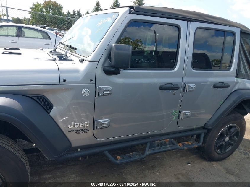 2019 Jeep Wrangler Unlimited Sport VIN: 1C4HJXDN6KW636386 Lot: 40370295