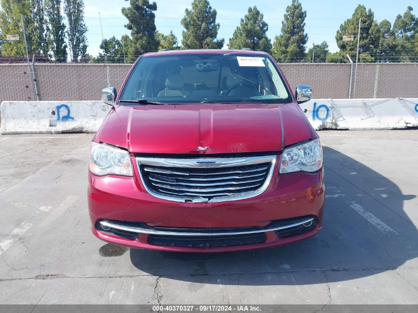 2016 Chrysler Town & Country Touring-L Anniversary Edition VIN: 2C4RC1CG1GR104400 Lot: 40370327