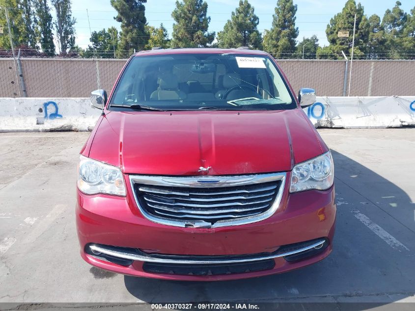 2016 Chrysler Town & Country Touring-L Anniversary Edition VIN: 2C4RC1CG1GR104400 Lot: 40370327