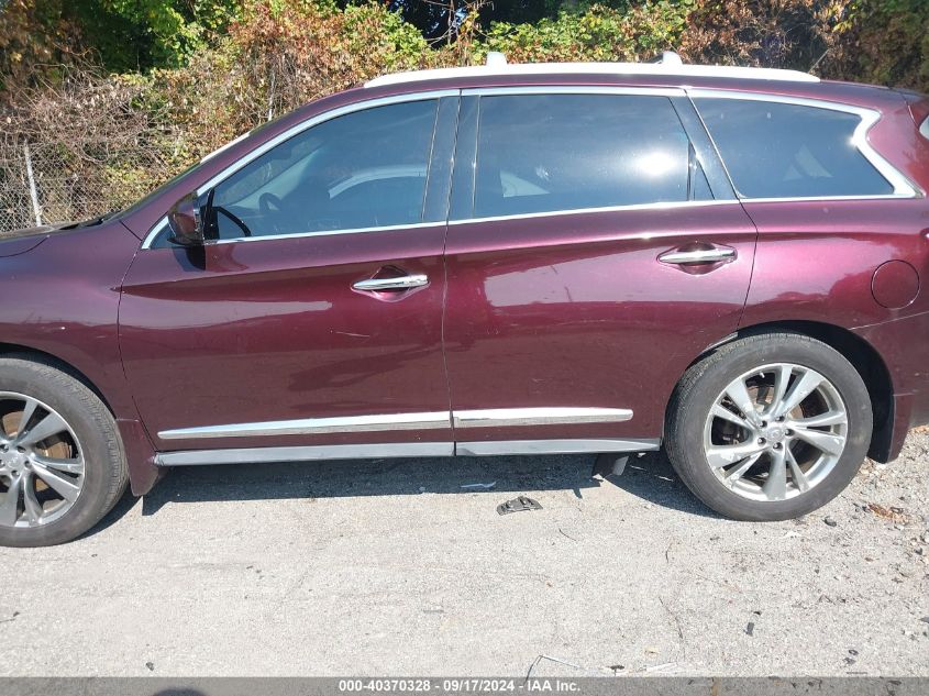 2013 Infiniti Jx35 VIN: 5N1AL0MMXDC318555 Lot: 40370328