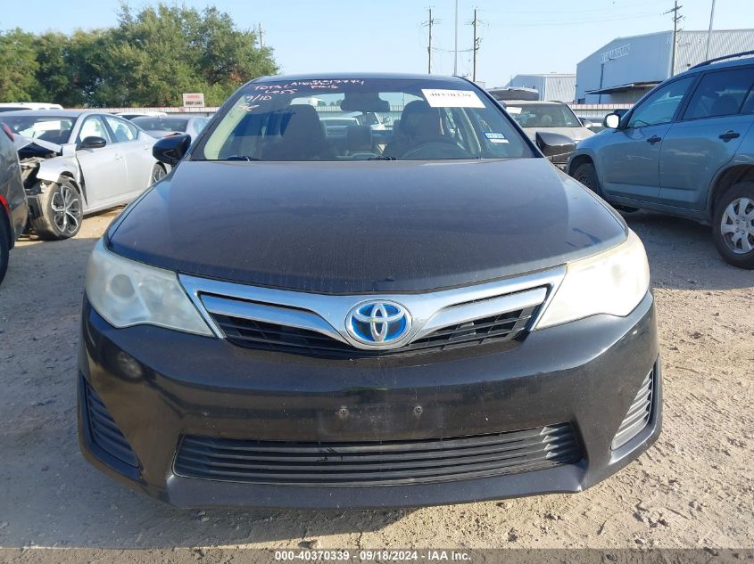 2012 Toyota Camry Hybrid Le VIN: 4T1BD1FK3CU002989 Lot: 40370339