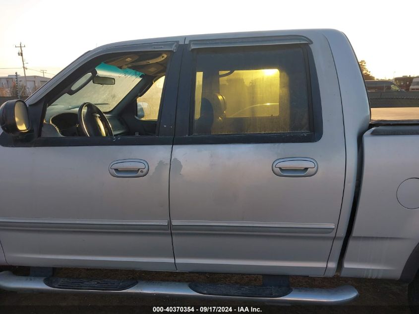 2003 Ford F-150 Lariat/Xlt VIN: 1FTRW08L93KA17666 Lot: 40370354