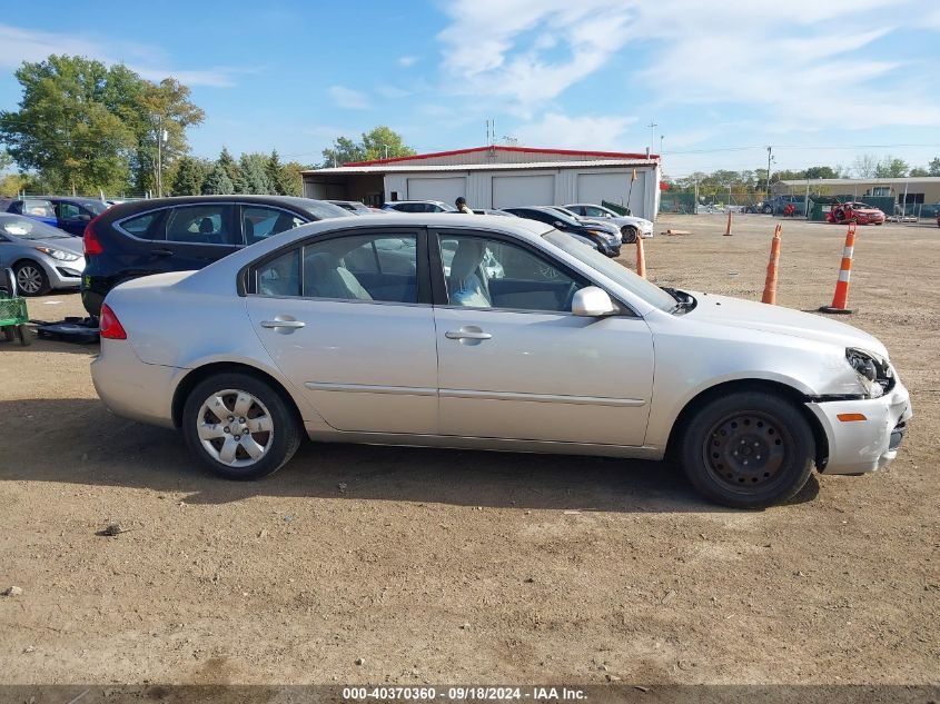 2008 Kia Optima Lx VIN: KNAGE123585234854 Lot: 40370360