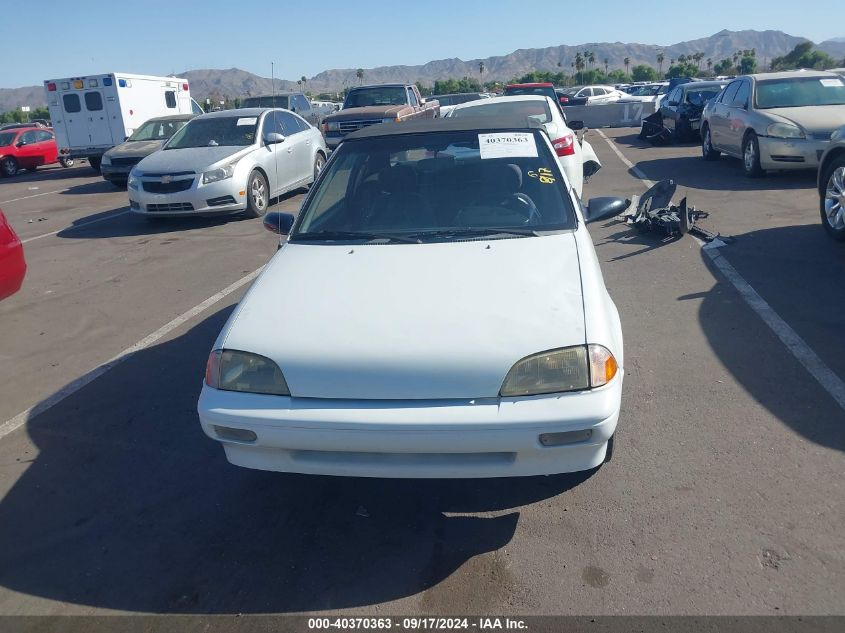 JG1MR3365MK611668 1991 Geo Metro Lsi Sprint Cl