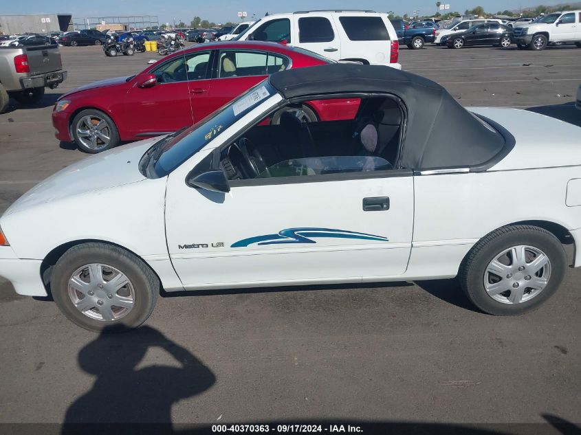 JG1MR3365MK611668 1991 Geo Metro Lsi Sprint Cl