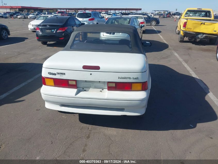 1991 Geo Metro Lsi Sprint Cl VIN: JG1MR3365MK611668 Lot: 40370363