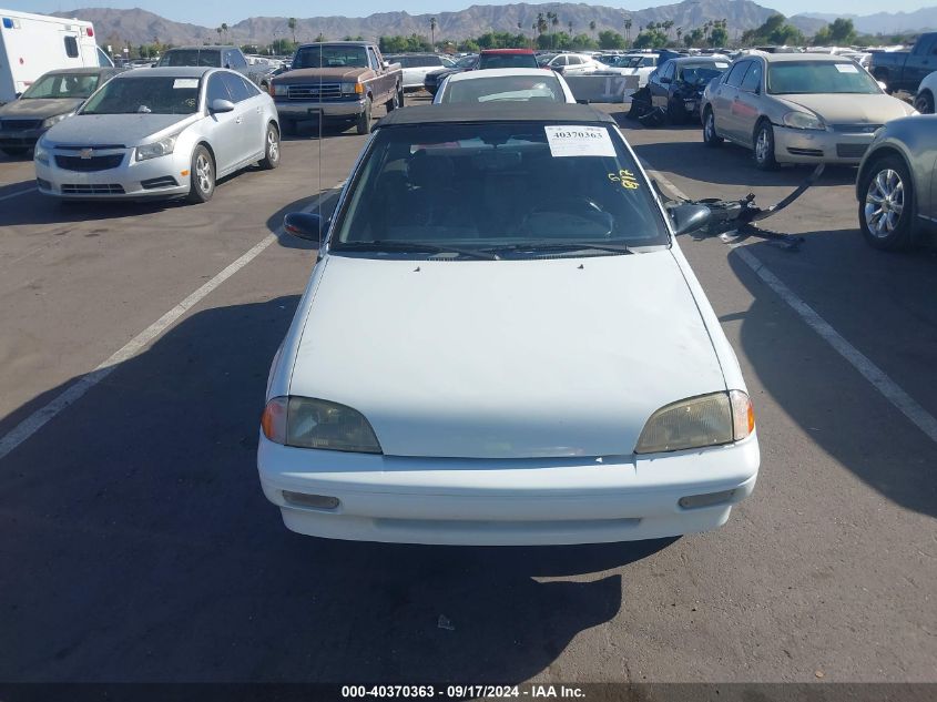 1991 Geo Metro Lsi Sprint Cl VIN: JG1MR3365MK611668 Lot: 40370363