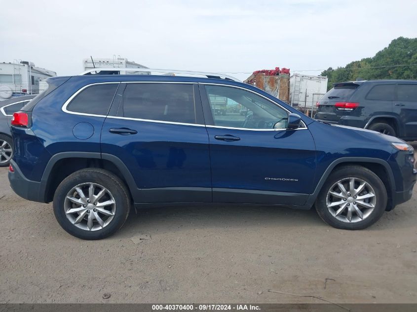 2018 Jeep Cherokee Limited 4X4 VIN: 1C4PJMDB1JD560117 Lot: 40370400