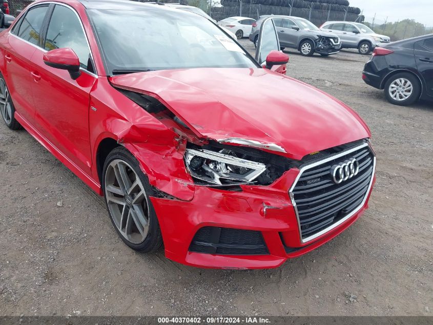 2018 Audi A3 2.0T Premium/2.0T Tech Premium VIN: WAUJ8GFF9J1038076 Lot: 40370402