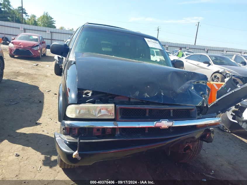 2002 Chevrolet Blazer Ls VIN: 1GNCS13W72K200255 Lot: 40370406