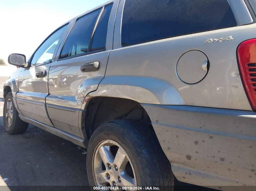 2001 Jeep Grand Cherokee Laredo VIN: 1J4GW48S31C560146 Lot: 40370424