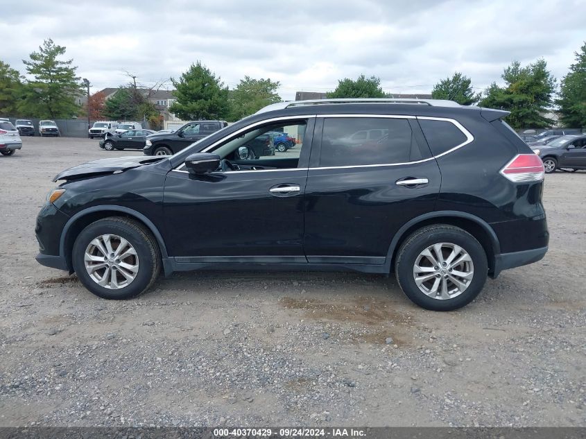 2014 Nissan Rogue S/Sl/Sv VIN: 5N1AT2MV4EC755960 Lot: 40370429