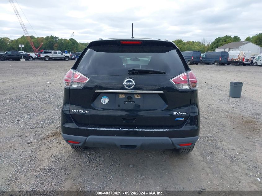 2014 Nissan Rogue S/Sl/Sv VIN: 5N1AT2MV4EC755960 Lot: 40370429