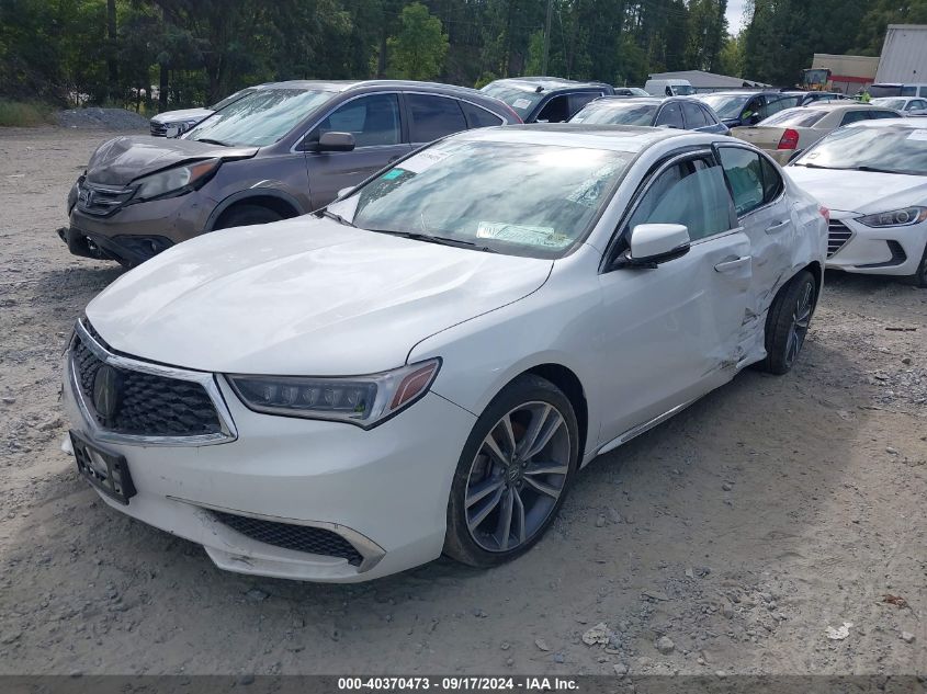 2019 Acura Tlx Tech Pkg VIN: 19UUB2F4XKA001849 Lot: 40370473