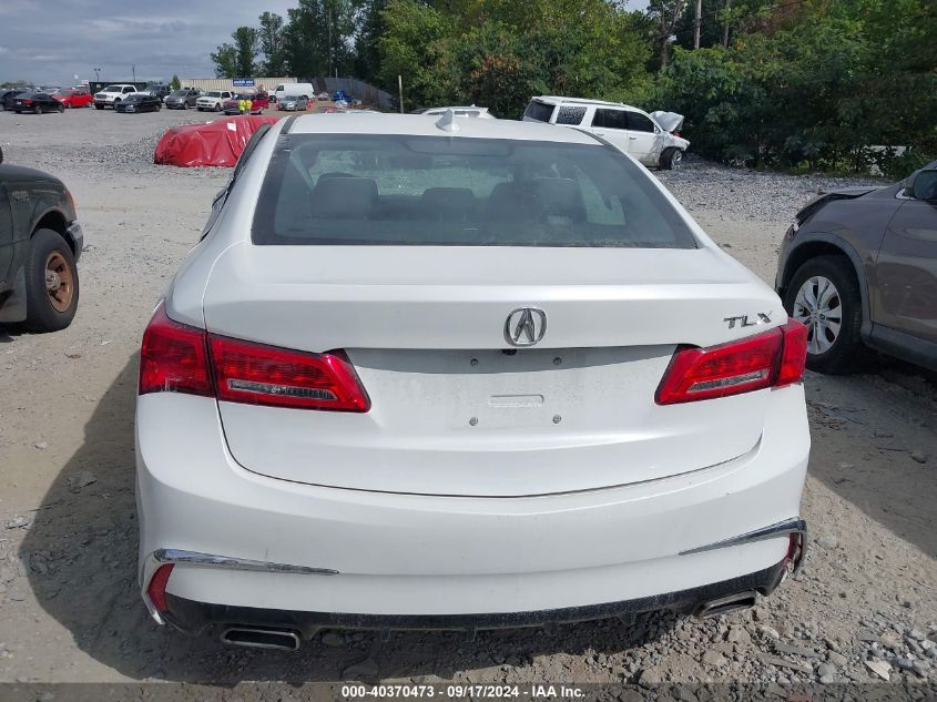 2019 Acura Tlx Tech Pkg VIN: 19UUB2F4XKA001849 Lot: 40370473