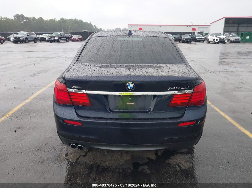 2015 BMW 740 Ld xDrive VIN: WBAYG6C54FD383755 Lot: 40370475