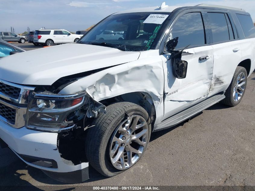 2017 Chevrolet Tahoe Ls VIN: 1GNSKAKC1HR346850 Lot: 40370480