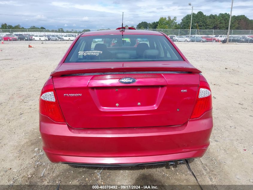 2010 Ford Fusion Se VIN: 3FAHP0HA6AR198277 Lot: 40370492