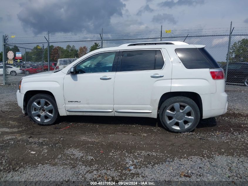 2013 GMC Terrain Denali VIN: 2GKFLZE3XD6202922 Lot: 40370524