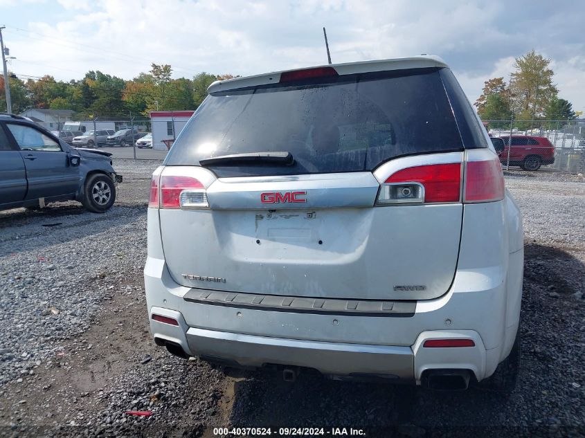 2013 GMC Terrain Denali VIN: 2GKFLZE3XD6202922 Lot: 40370524