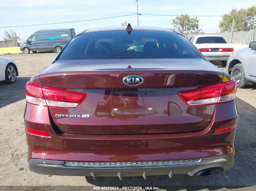 2019 Kia Optima Lx VIN: 5XXGT4L36KG336692 Lot: 40370533