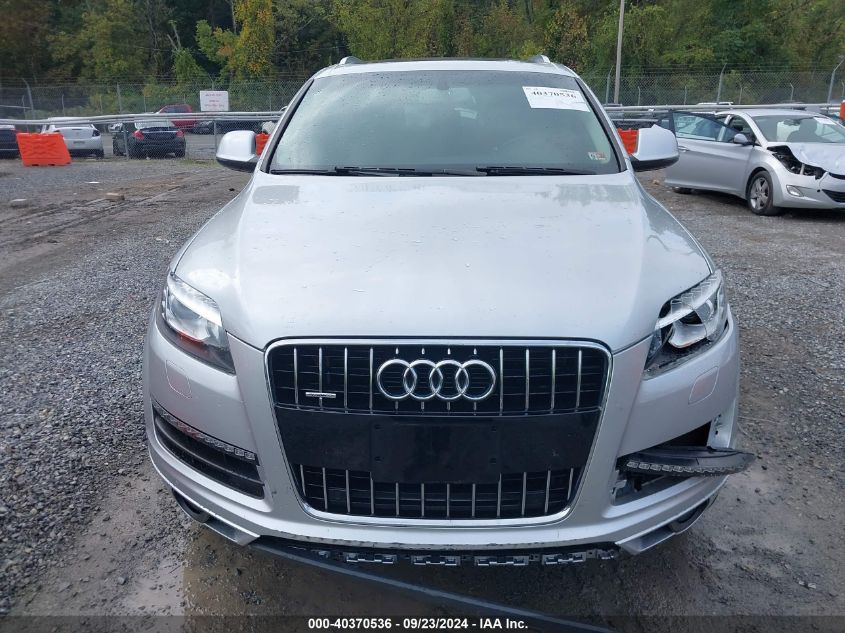 2014 Audi Q7 3.0T Premium VIN: WA1LGBFE5ED017703 Lot: 40370536