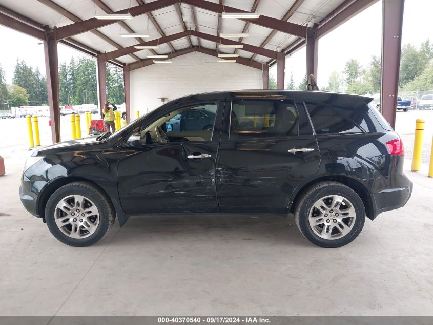 2009 Acura Mdx VIN: 2HNYD28239H534377 Lot: 40370540