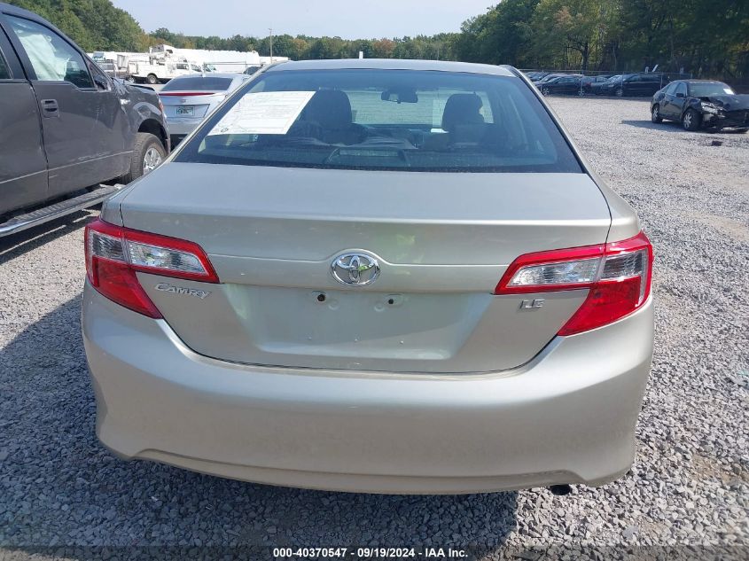 2014 Toyota Camry Le VIN: 4T4BF1FK5ER356886 Lot: 40370547