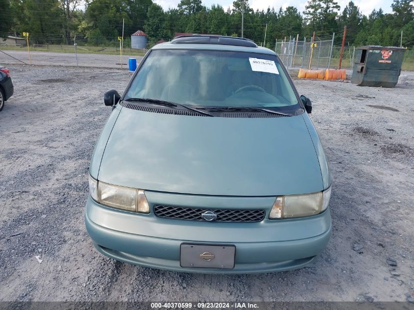 1997 Nissan Quest Gxe/Xe VIN: 4N2DN1111VD803316 Lot: 40370599