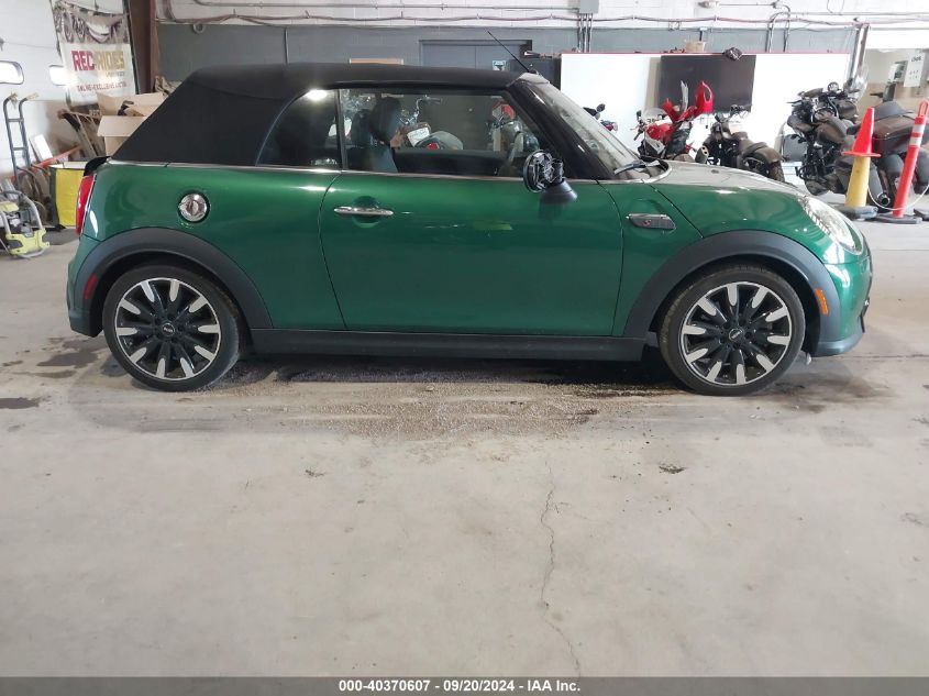 2022 Mini Convertible Cooper S VIN: WMW43DL03N3P28183 Lot: 40370607