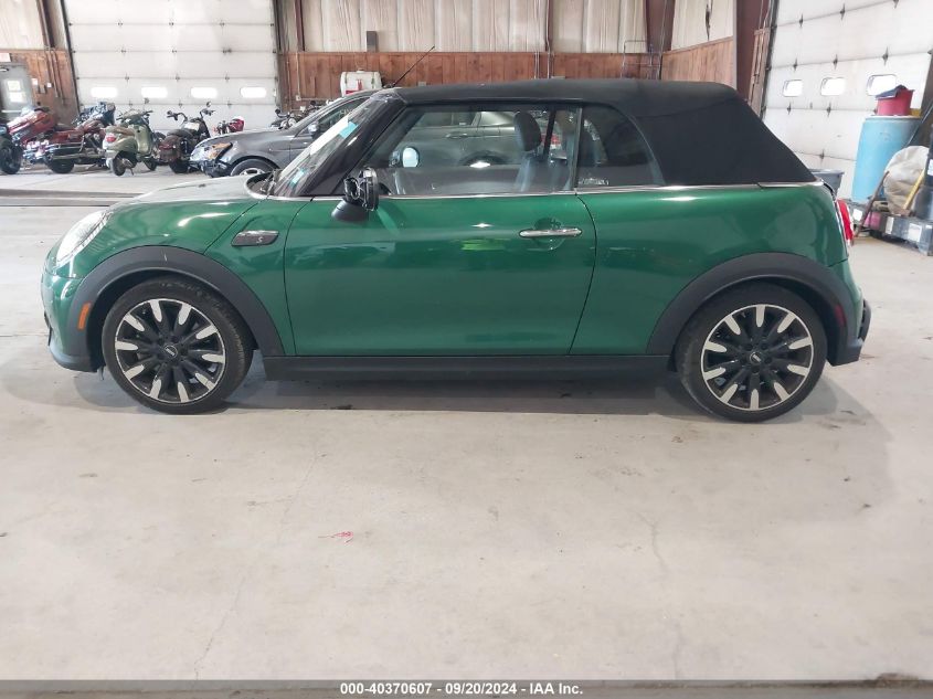 2022 Mini Convertible Cooper S VIN: WMW43DL03N3P28183 Lot: 40370607