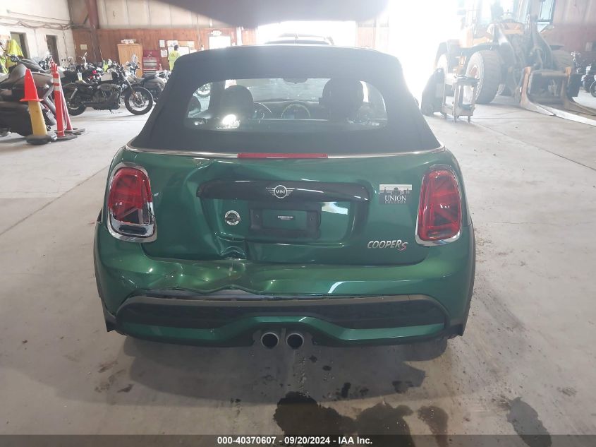 2022 Mini Convertible Cooper S VIN: WMW43DL03N3P28183 Lot: 40370607