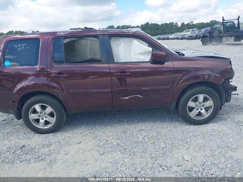 2010 Honda Pilot Ex-L VIN: 5FNYF3H56AB004835 Lot: 40370611