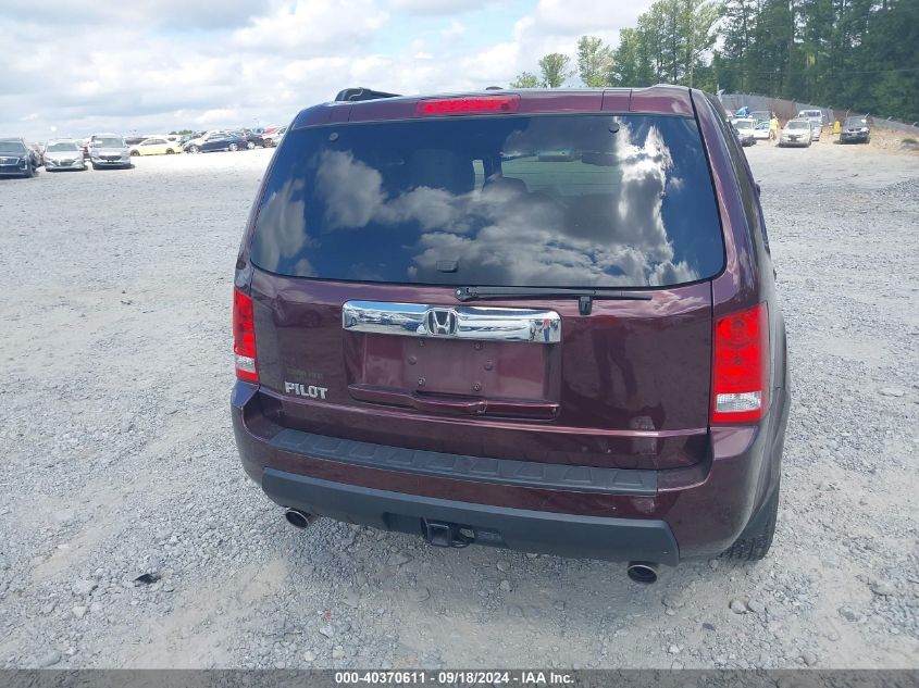 2010 Honda Pilot Ex-L VIN: 5FNYF3H56AB004835 Lot: 40370611