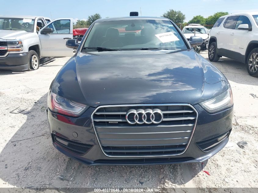 2013 Audi A4 2.0T Premium VIN: WAUDFAFL4DN032897 Lot: 40370646