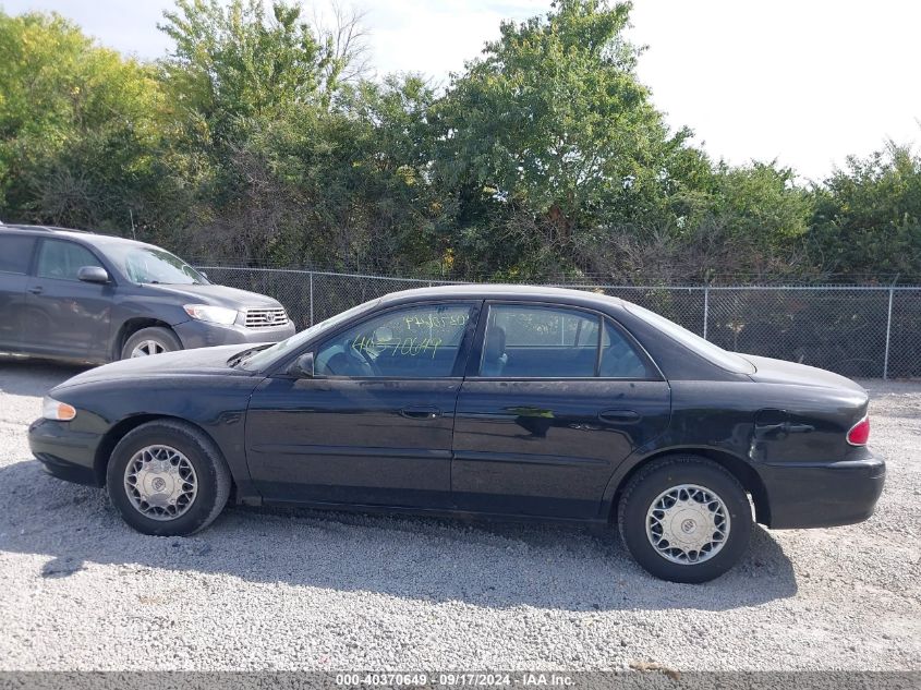 2003 Buick Century Custom VIN: 2G4WS52J231254109 Lot: 40370649