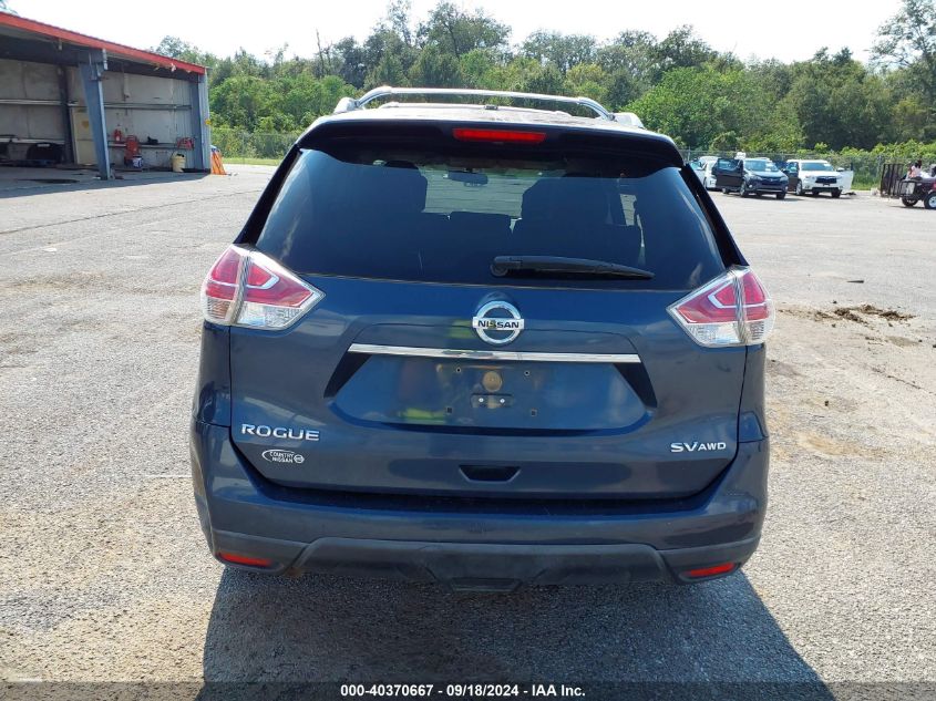 2016 Nissan Rogue Sv VIN: KNMAT2MV5GP610247 Lot: 40370667