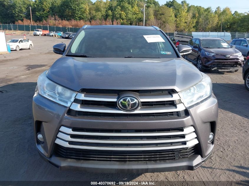 2019 Toyota Highlander Xle VIN: 5TDJZRFH7KS606200 Lot: 40370692