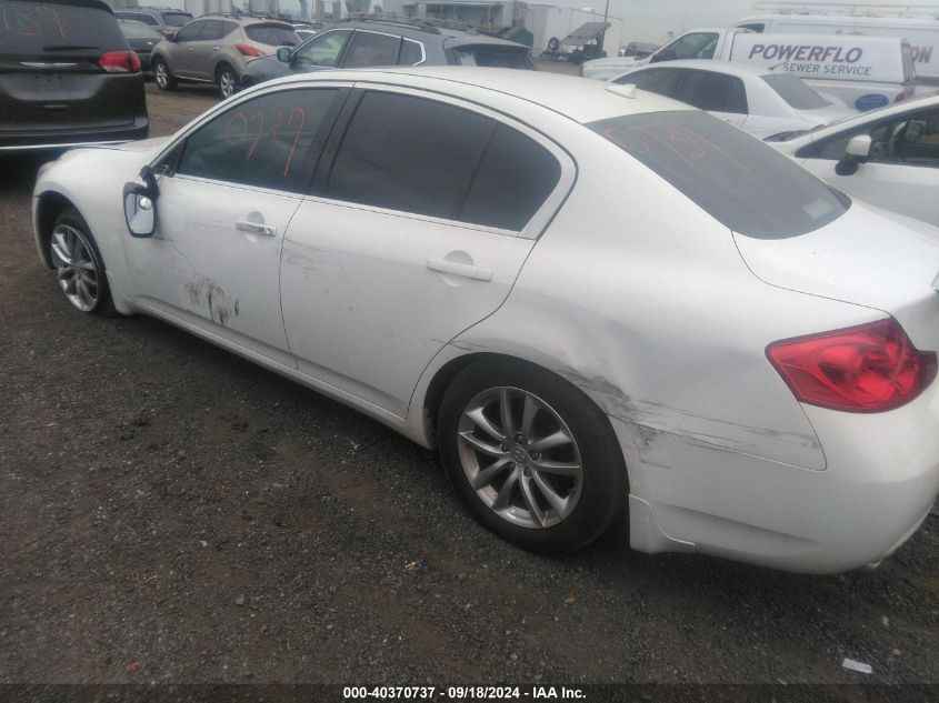 2009 Infiniti G37X VIN: JNKCV61F39M364857 Lot: 40370737