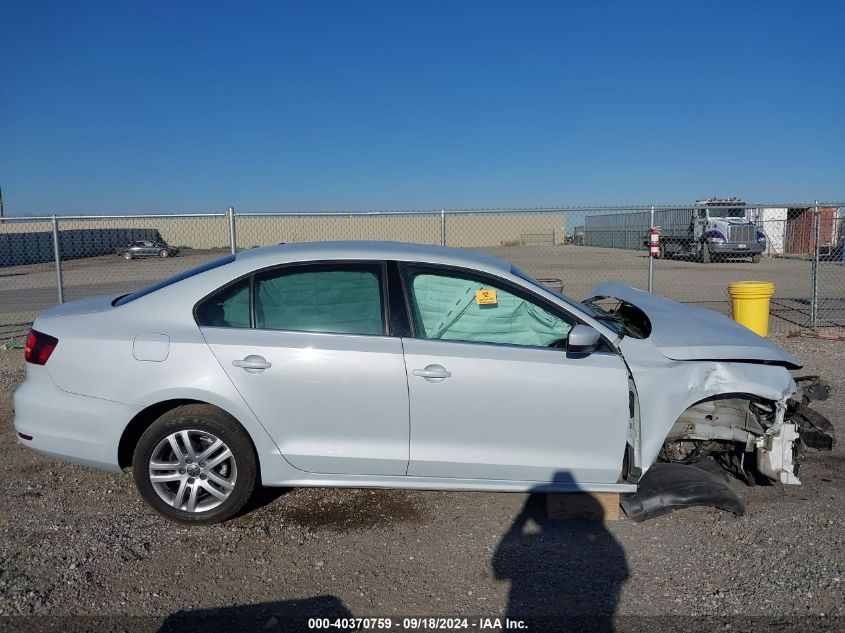 2017 Volkswagen Jetta 1.4T S VIN: 3VW2B7AJ3HM312547 Lot: 40370759