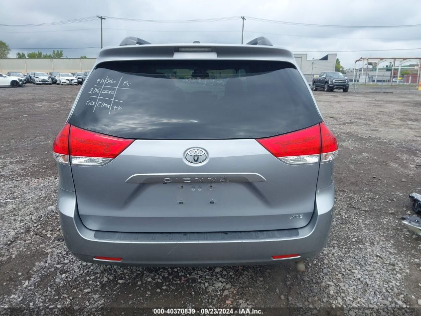 2012 Toyota Sienna Xle V6 8 Passenger VIN: 5TDYK3DC0CS179676 Lot: 40370839